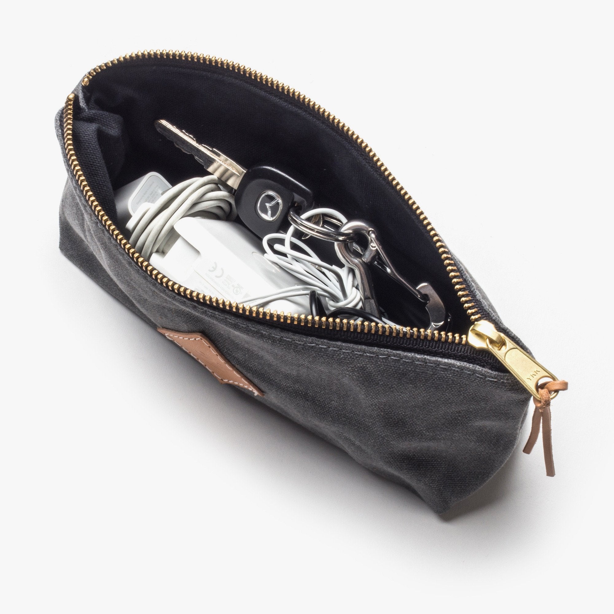 Waxed Canvas Pouch Set