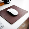 Premium Leather Mousepad Brown